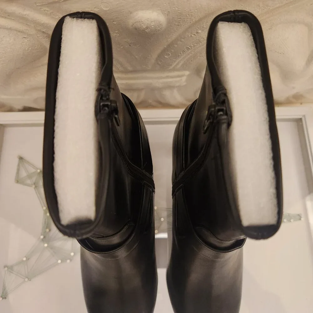 DV Dolce Vita Boots Gavani Black Heeled Boots. NIB. Size 10 - Picture 6 of 12